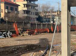 Il cantiere di Alptransit a Laveno Mombello 