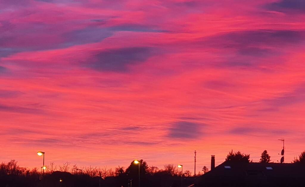 Il tramonto del 2 febbraio 2024