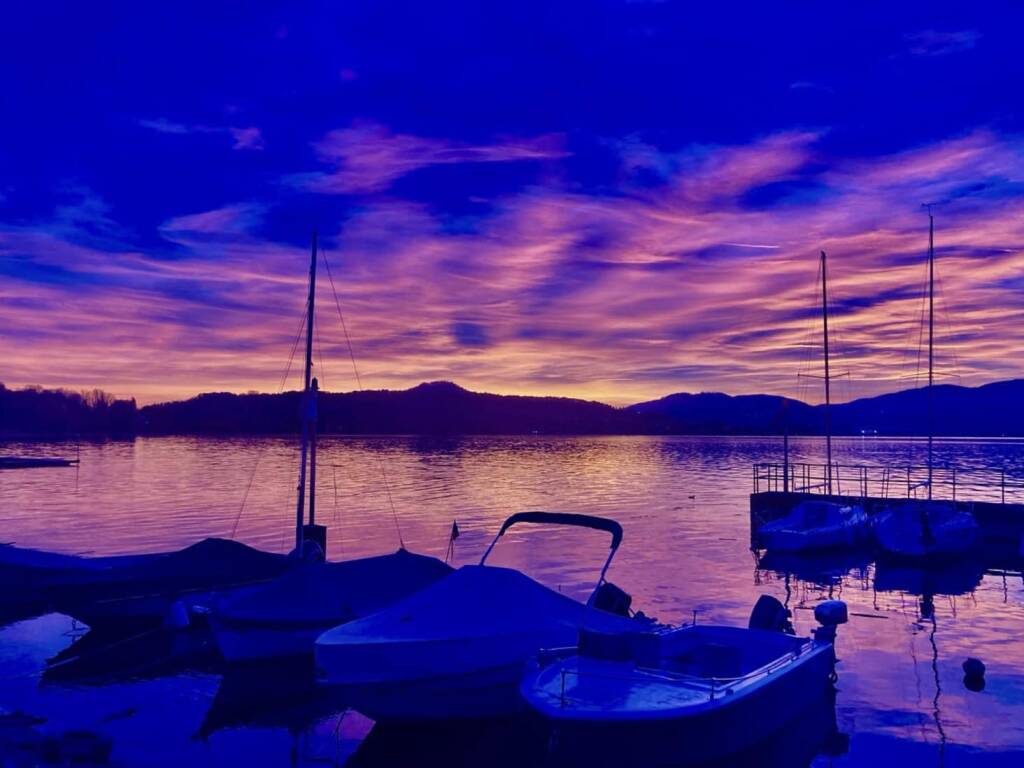 Il tramonto del 2 febbraio 2024
