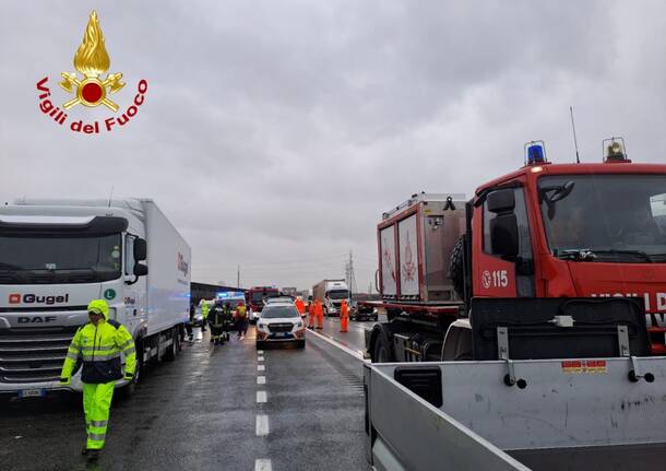 Incidente sull’A4 tra Arluno e Bernate Ticino