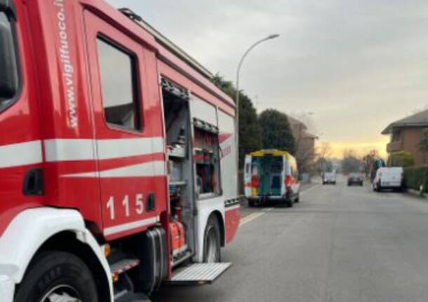 incidente via dell'aquarella a Legnano 12 feb