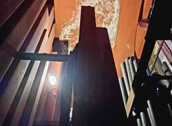L'organo della chiesa di i Marnate smontato e rimontato