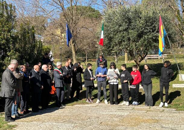 Nel giardino degli istriani e dalmati la commemorazione a Varese del giorno del ricordo