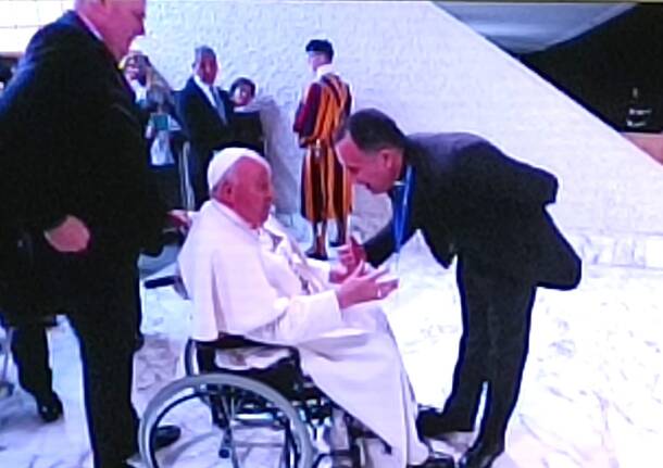 Papa Francesco riceve il Collegio Rotondi di Gorla Minore