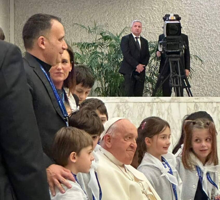 Papa Francesco riceve il Collegio Rotondi di Gorla Minore