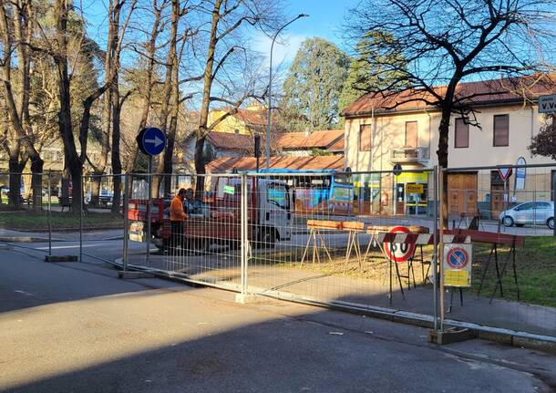 Partiti i lavori per la nuova zona scolastica in piazza Vittorio Veneto a Legnano