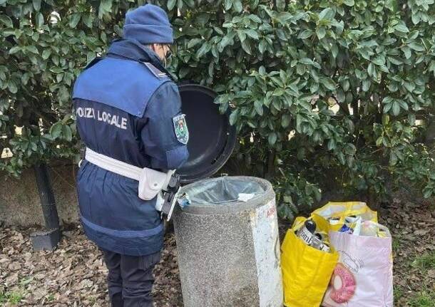 polizia locale rifiuti