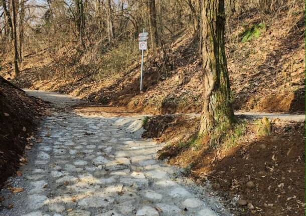 Sentieri di Figino Serenza più sicuri e praticabili grazie ai lavori del Parco delle Groane con il Comune