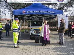 Un nuovo pulmino della protezione civile di Caronno Pertusella