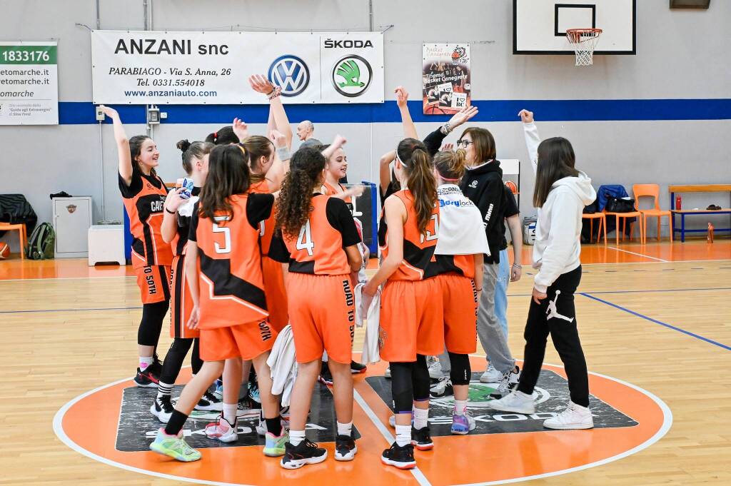 Volano le under 13 del Basket Canegrate, capoliste nella prima fase FIP e UISP