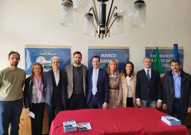 A Busto Garolfo il centrodestra inaugura il comitato elettorale