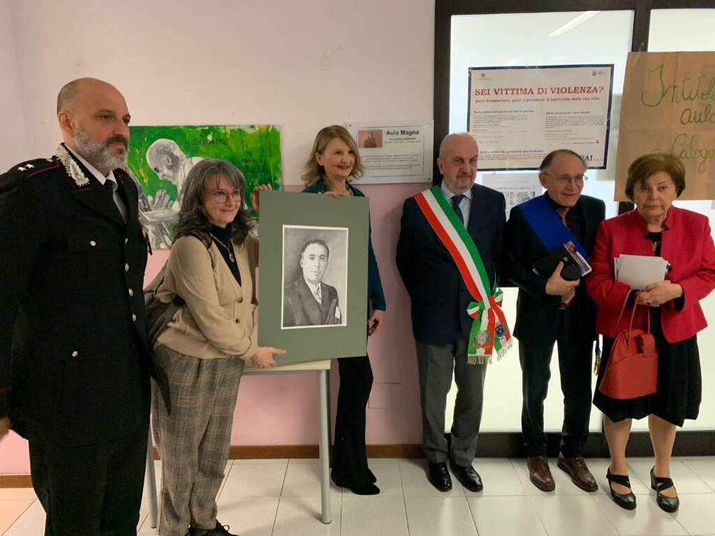 Bisuschio - L'intitolazione dell'Aula magna a Calogero Marrone