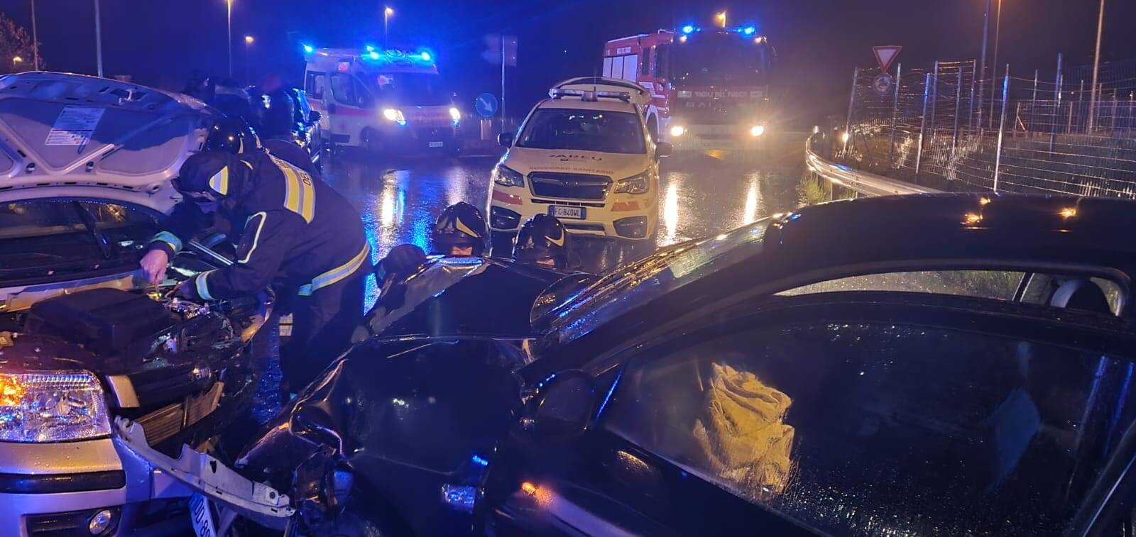 Lo schianto di Lozza nelle prime ore di domenica 10 marzo