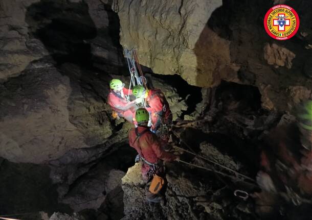 A Luvinate l’esercitazione in grotta della IX Delegazione speleologica Lombardia