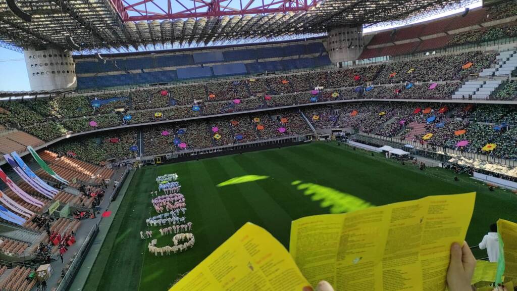 Cresimandi a San Siro per la Pasqua 2024