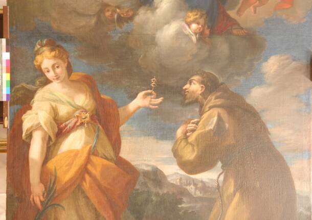 Due dipinti del Seicento della Chiesa di Velate restaurati 