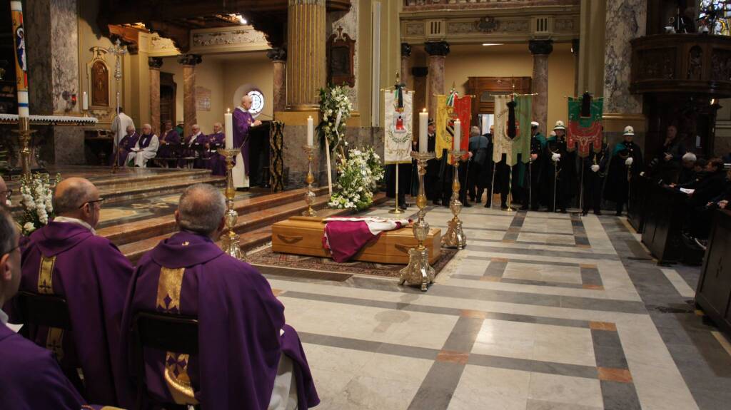 Funerali di monsignor Claudio Galimberi