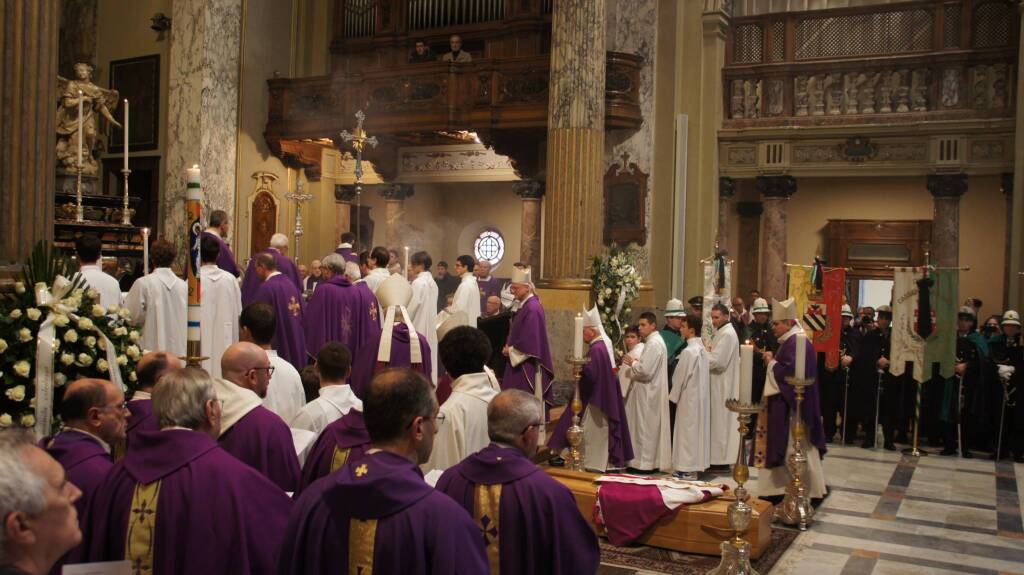Funerali di monsignor Claudio Galimberi