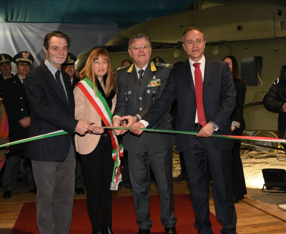 Il nuovo padiglione della Guardia di Finanza a Volandia 