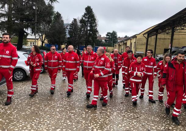 Il presidente di Croce Rossa Nazionale in visita nella sede di Legnano