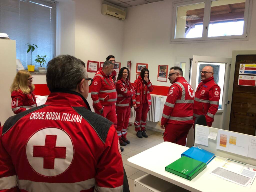 Il presidente di Croce Rossa Nazionale in visita nella sede di Legnano