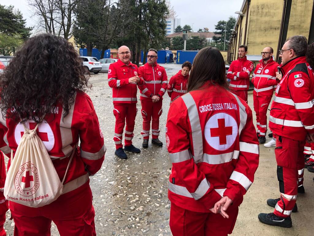 Il presidente di Croce Rossa Nazionale in visita nella sede di Legnano