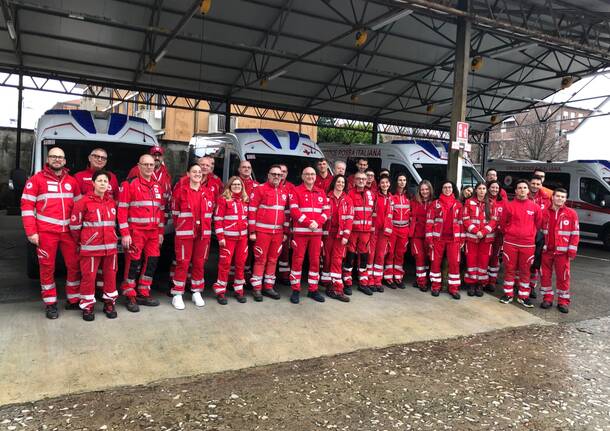 Il presidente di Croce Rossa Nazionale in visita nella sede di Legnano