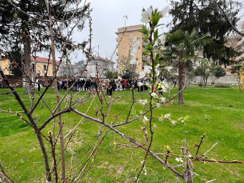 inaugurazione parco emanuela loi busto arsizio