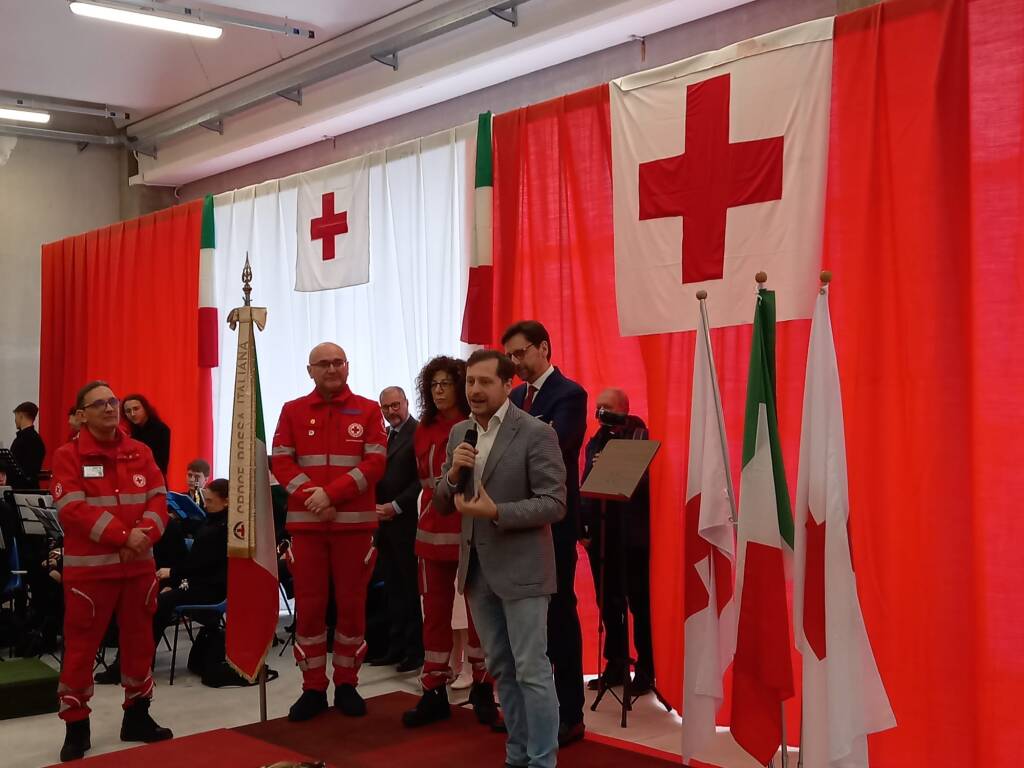 Inaugurazione sede della Croce Rossa a Busto Arsizio