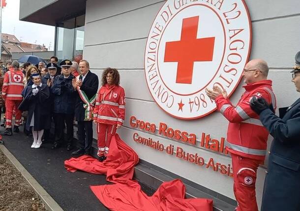 L’inaugurazione della nuova sede della Croce Rossa a Busto Arsizio