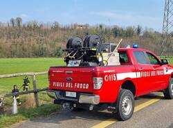 incendio roulotte lonate pozzolo