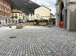 Induno Olona - il cantiere della nuova piazza