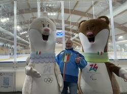 Le mascottes di Milano Cortina al Palaghiaccio