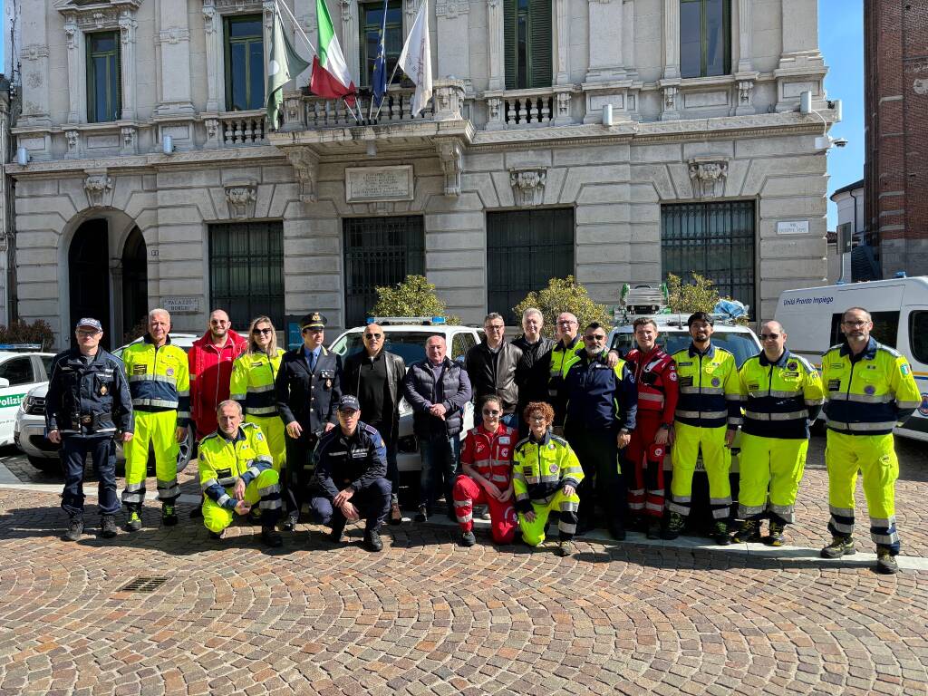 Nuovi mezzi Protezione Civile Gallarate 