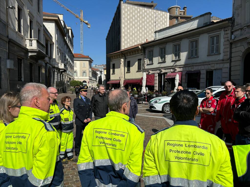 Nuovi mezzi Protezione Civile Gallarate 