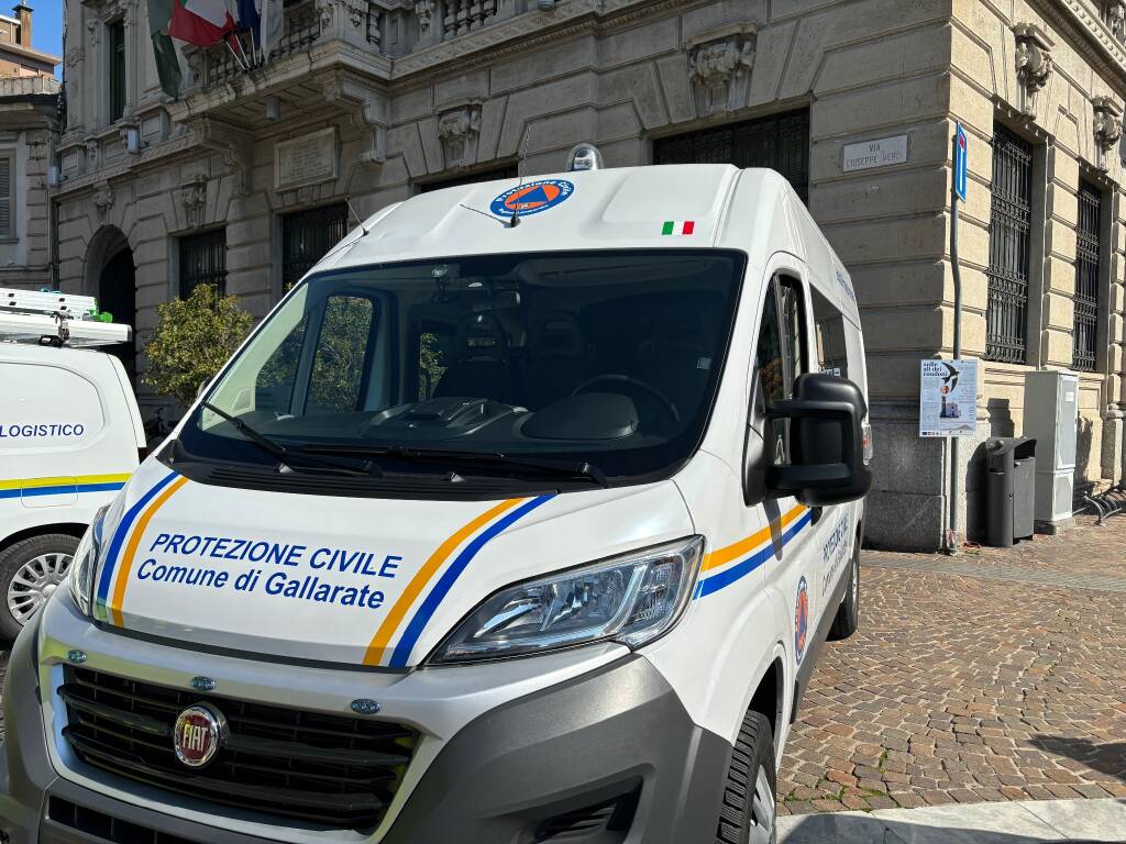 Nuovi mezzi Protezione Civile Gallarate 
