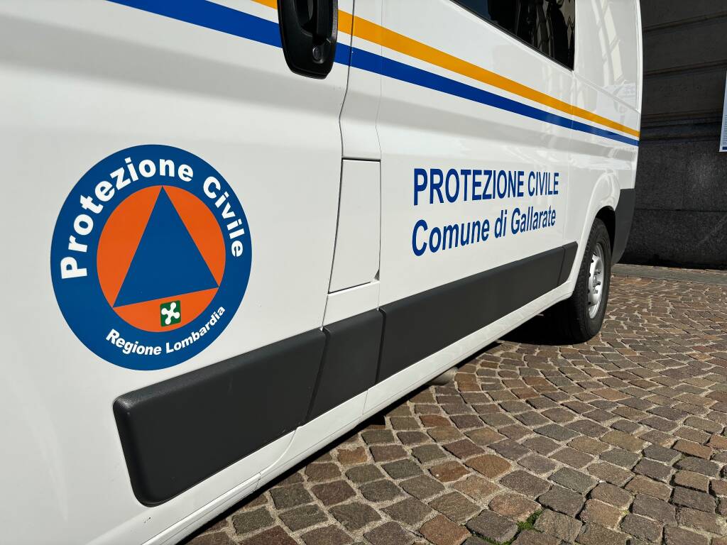 Nuovi mezzi Protezione Civile Gallarate 