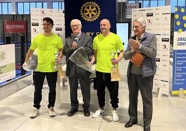 padel beneficenza bianca garavaglia rotary malpensa