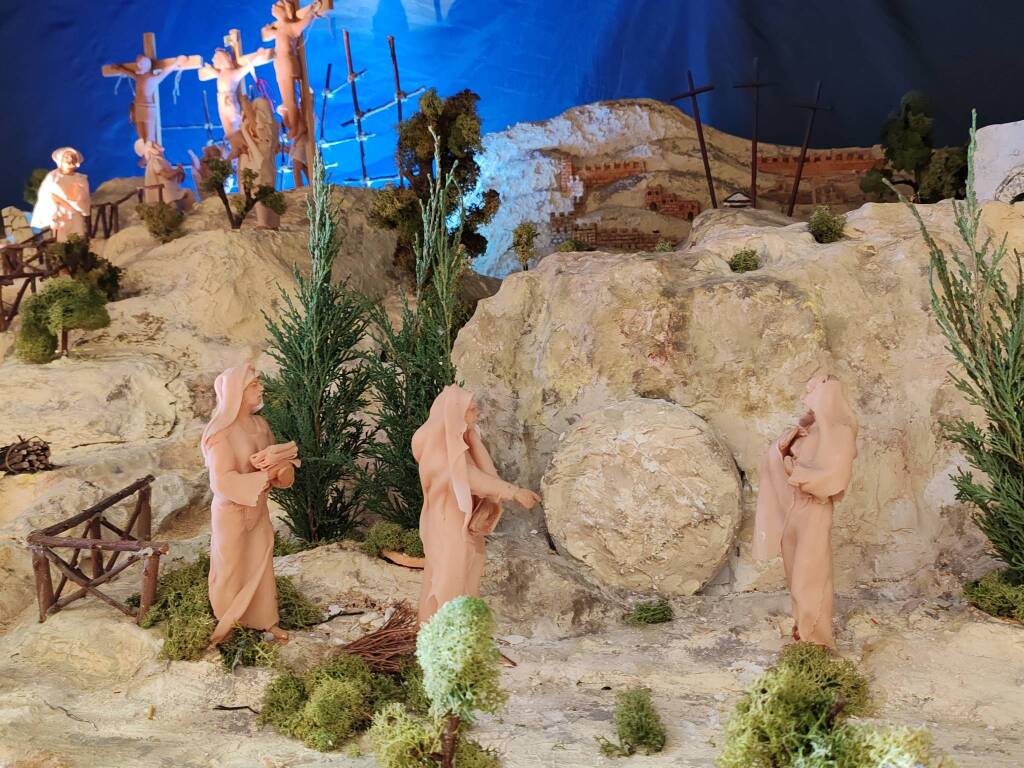 Presepe pasquale, Pasqua 