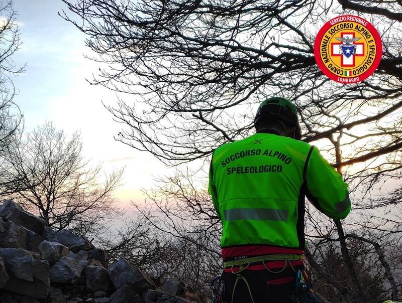 Recupero parapendio caduto a Brenta
