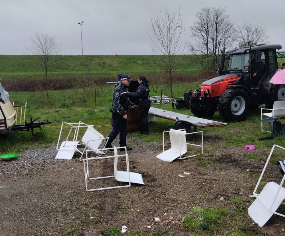 Sgombero campo sinti Gallarate