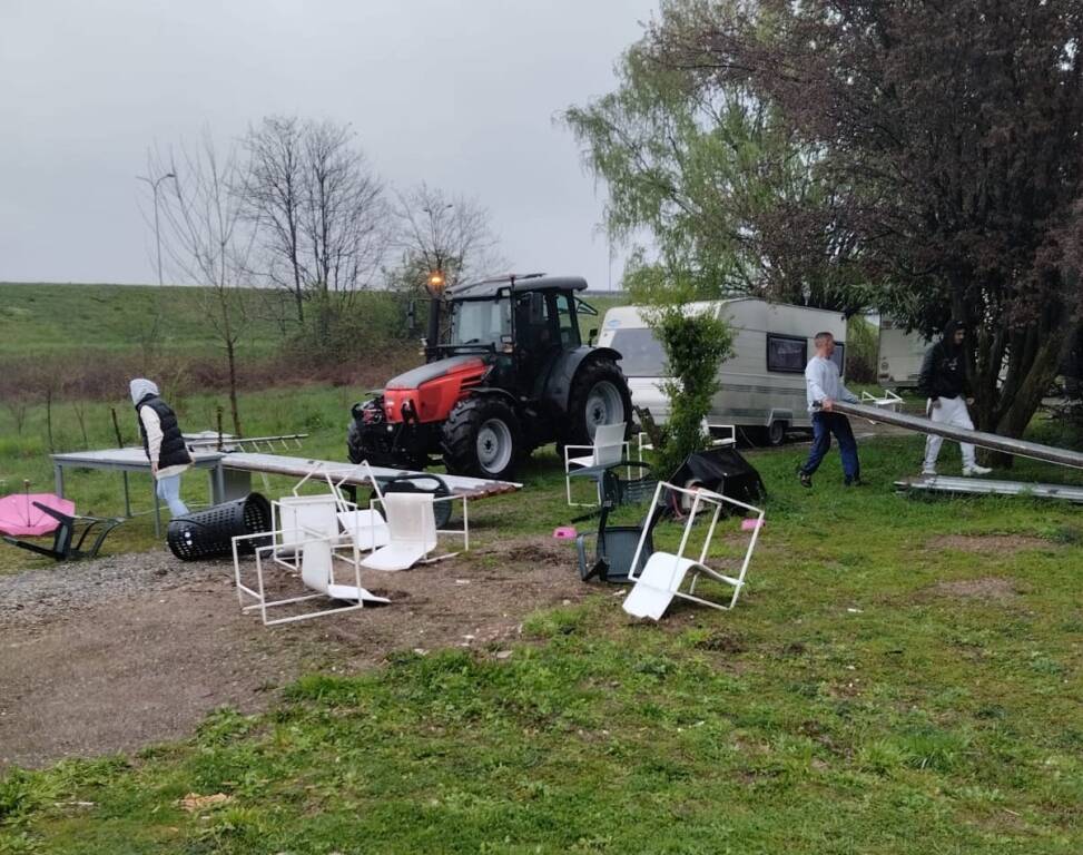 Sgombero campo sinti Gallarate