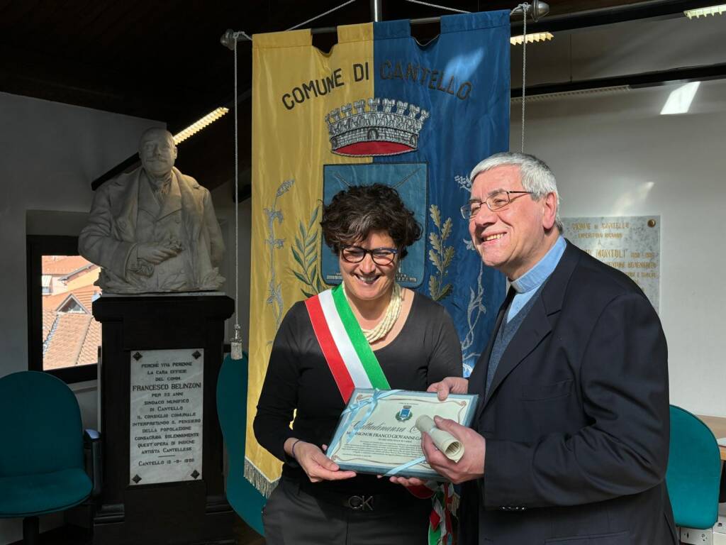 A Beppe Marotta e don Franco Gallivanone la cittadinanza onoraria di Cantello 