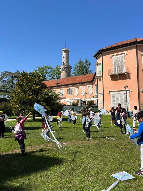 aquiloni a villa mirabello