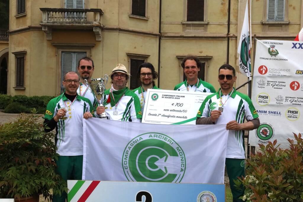 argento per gli Arcieri di Gallarate ai campionati di società