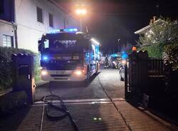 Besnate - Incendio in abitazione