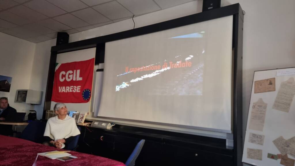 I murales dedicati alla Resistenza alla Cgil di Tradate