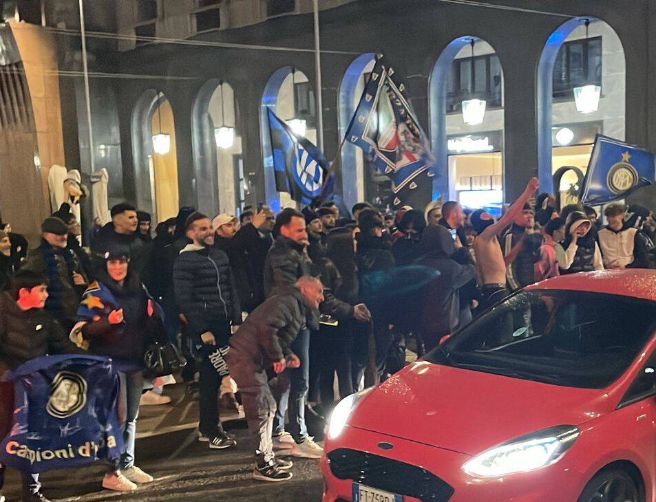 Le festa nerazzurra a Varese