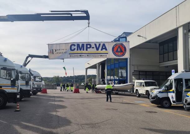 La Colonna Mobile provinciale della Protezione Civile di Varese