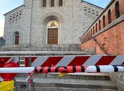 Danni da maltempo, “Transennata” la chiesa di Giubiano 